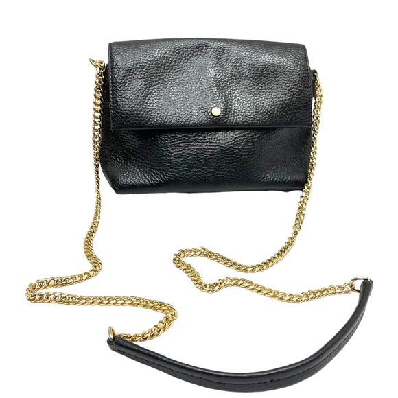 SOLD 🔴 Banana Republic leather shoulder bag Crossbody bag with gold chain - Picture 15 of 15